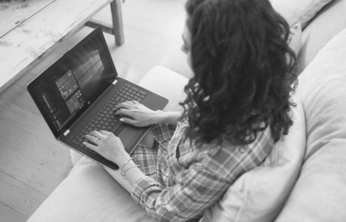 Designer working on mobile interface prototypes